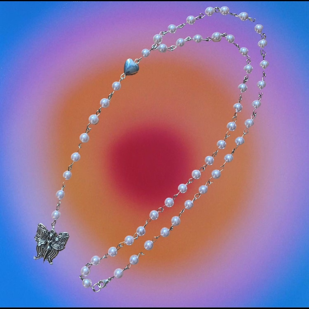 Fairy rosary necklace (cheaper on my depop!)